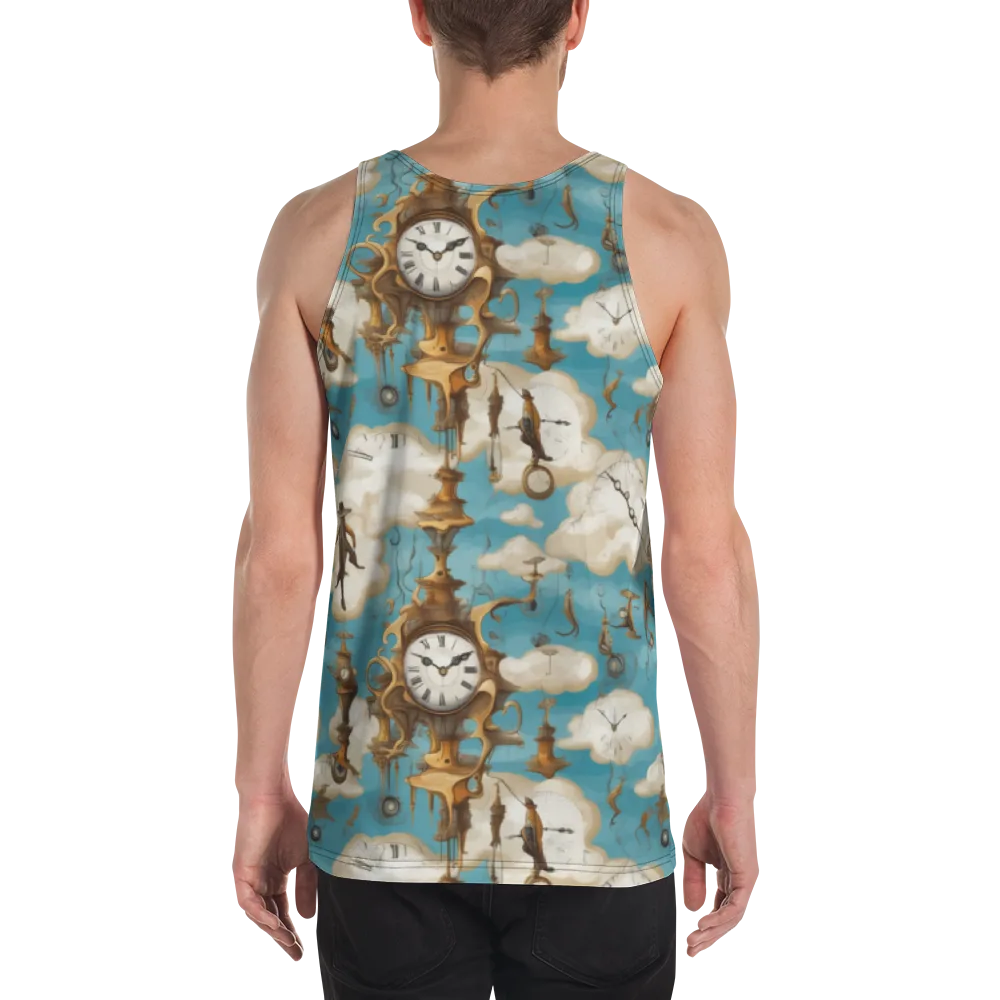 Clockwork Cloudscape on Men's Tank Top — Back