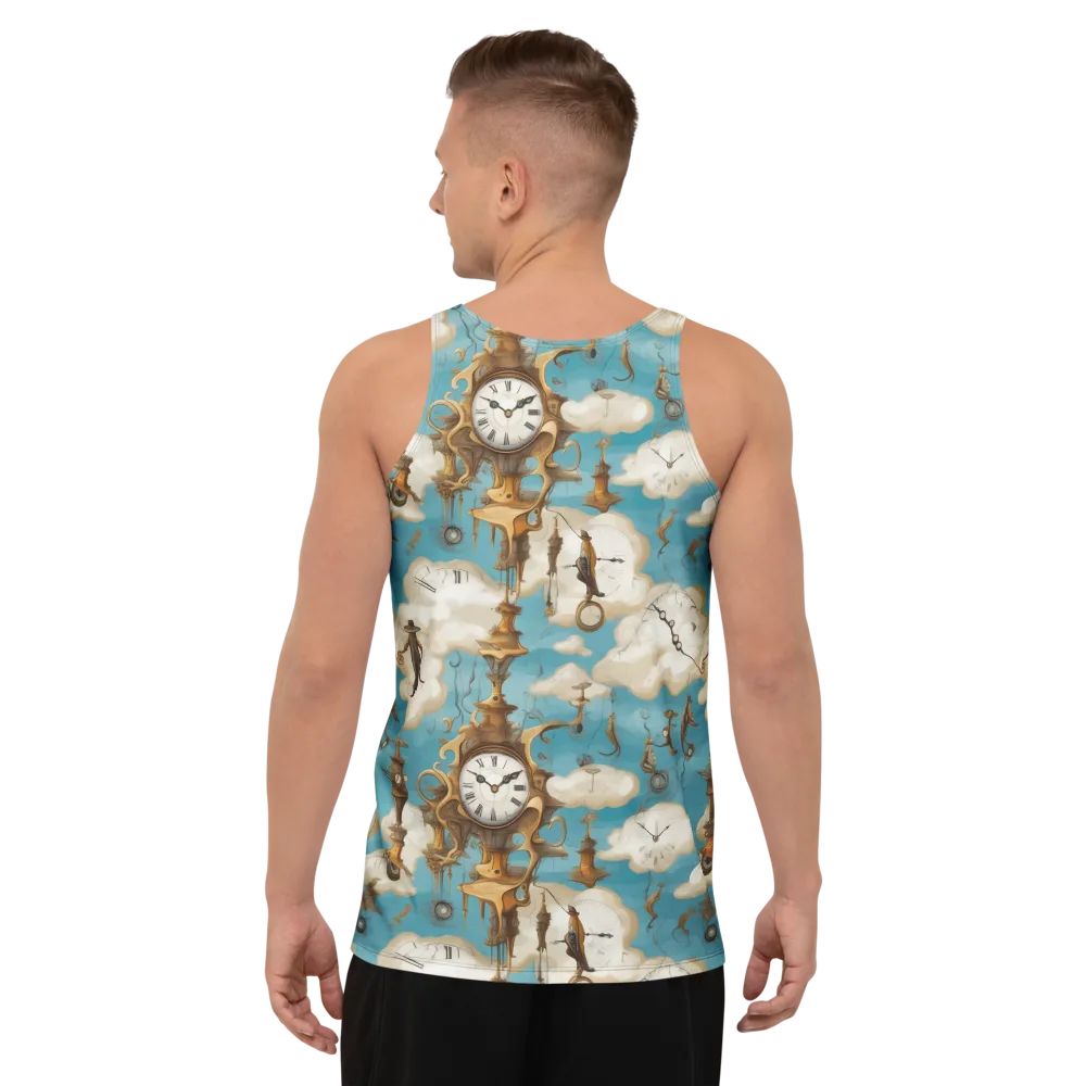 Clockwork Cloudscape on Men's Tank Top — Back