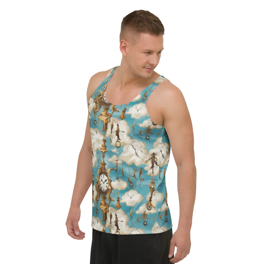 Clockwork Cloudscape on Men's Tank Top — Left Front