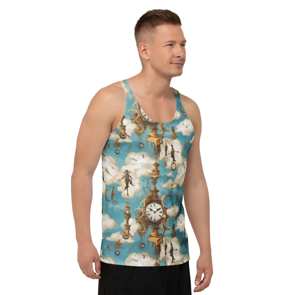 Clockwork Cloudscape on Men's Tank Top — Right Front