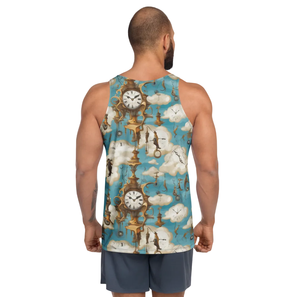 Clockwork Cloudscape on Men's Tank Top — Back