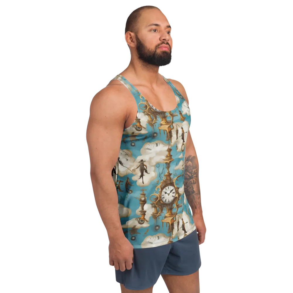 Clockwork Cloudscape on Men's Tank Top — Right Front