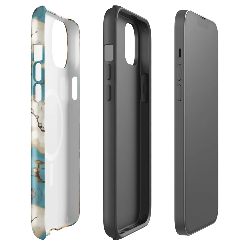 Clockwork Cloudscape on MagSafe Tough Case for iPhone® — Front