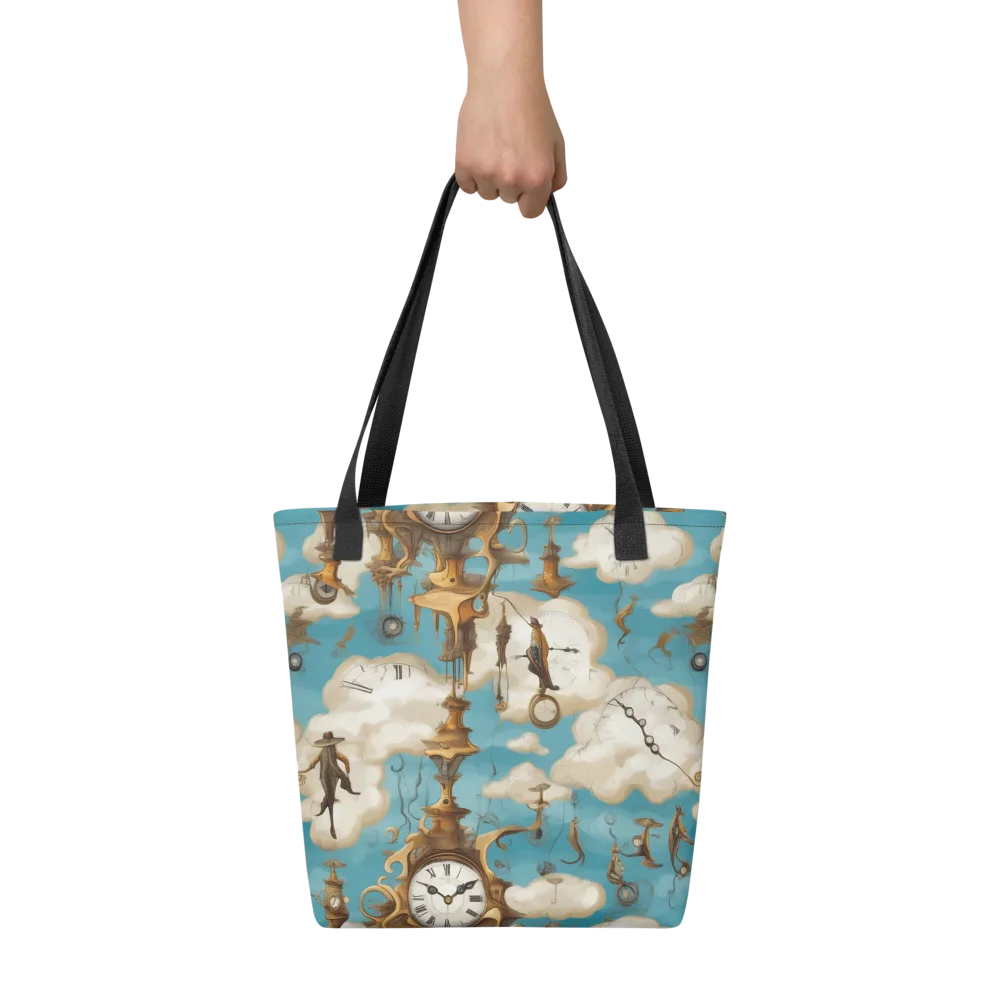 Clockwork Cloudscape on Tote Bag — Front