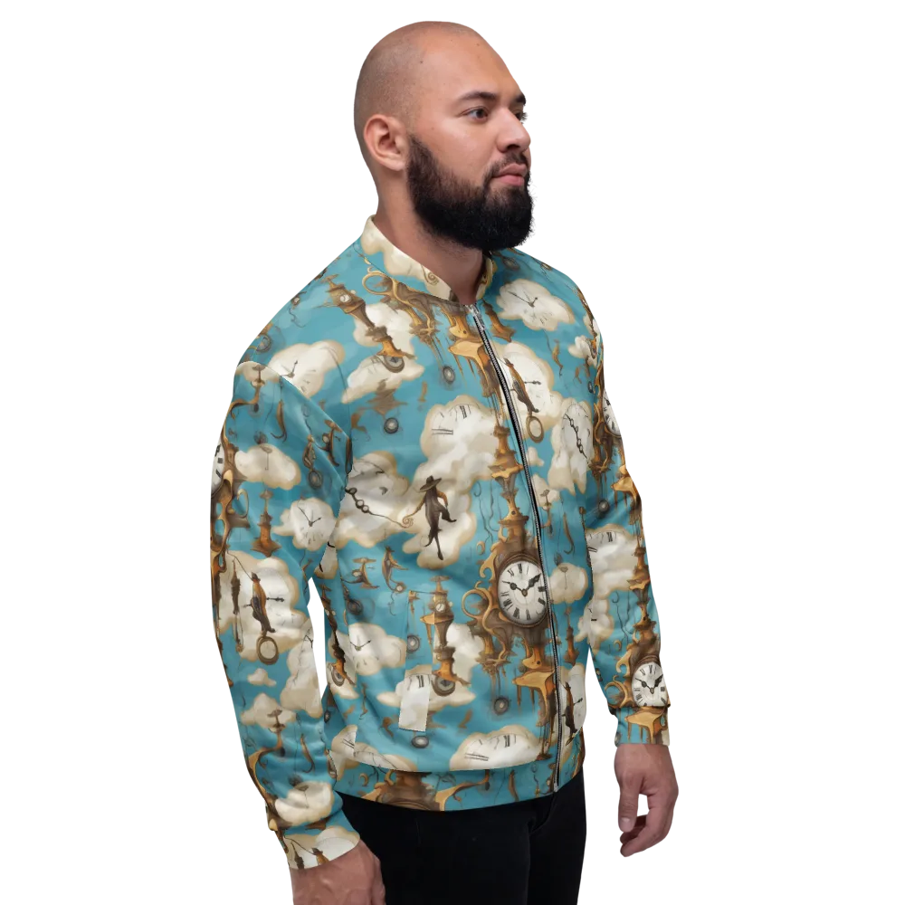 Clockwork Cloudscape on Bomber Jacket — Right