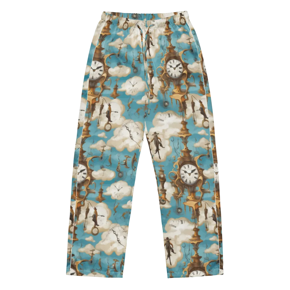 Clockwork Cloudscape on Women's Pajama Pants — Front