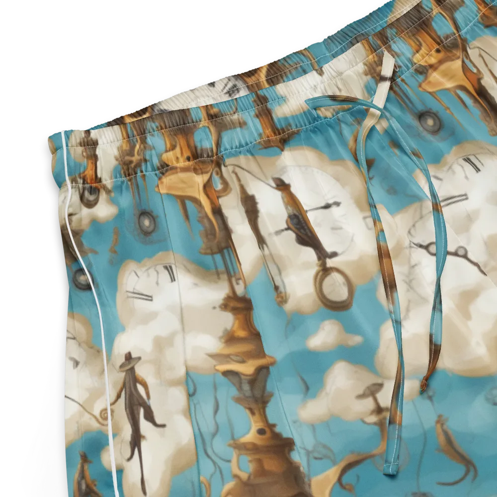 Clockwork Cloudscape on Women's Pajama Shorts — Product details