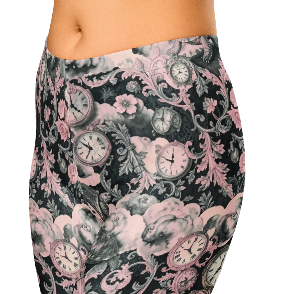 Tortoise Temporale on Capri Leggings — Zoomed-in