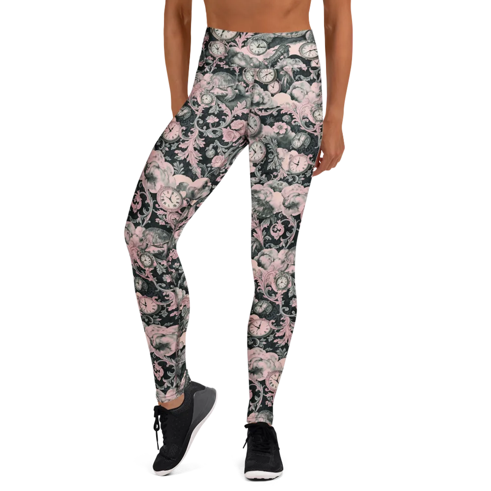 Tortoise Temporale on Yoga Leggings — Front