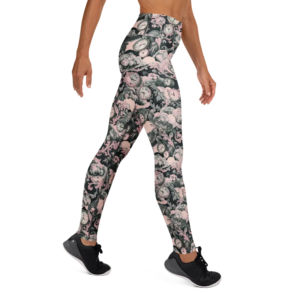 Tortoise Temporale on Yoga Leggings — Right