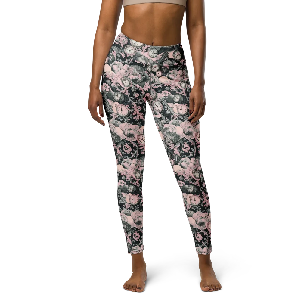 Tortoise Temporale on Yoga Leggings — Front