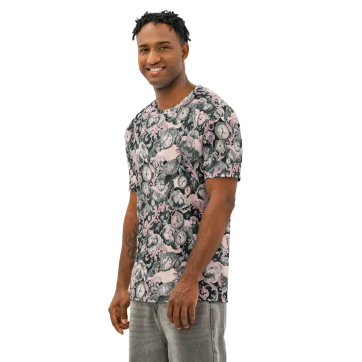 Tortoise Temporale on a Men's Cotton Crew Neck T-Shirt