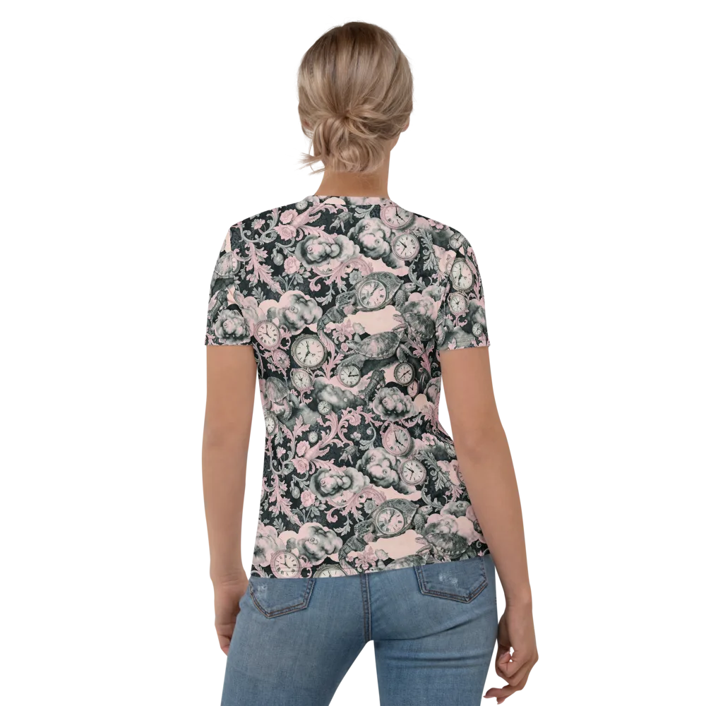 Tortoise Temporale on Women's Crew Neck T-Shirt — Back
