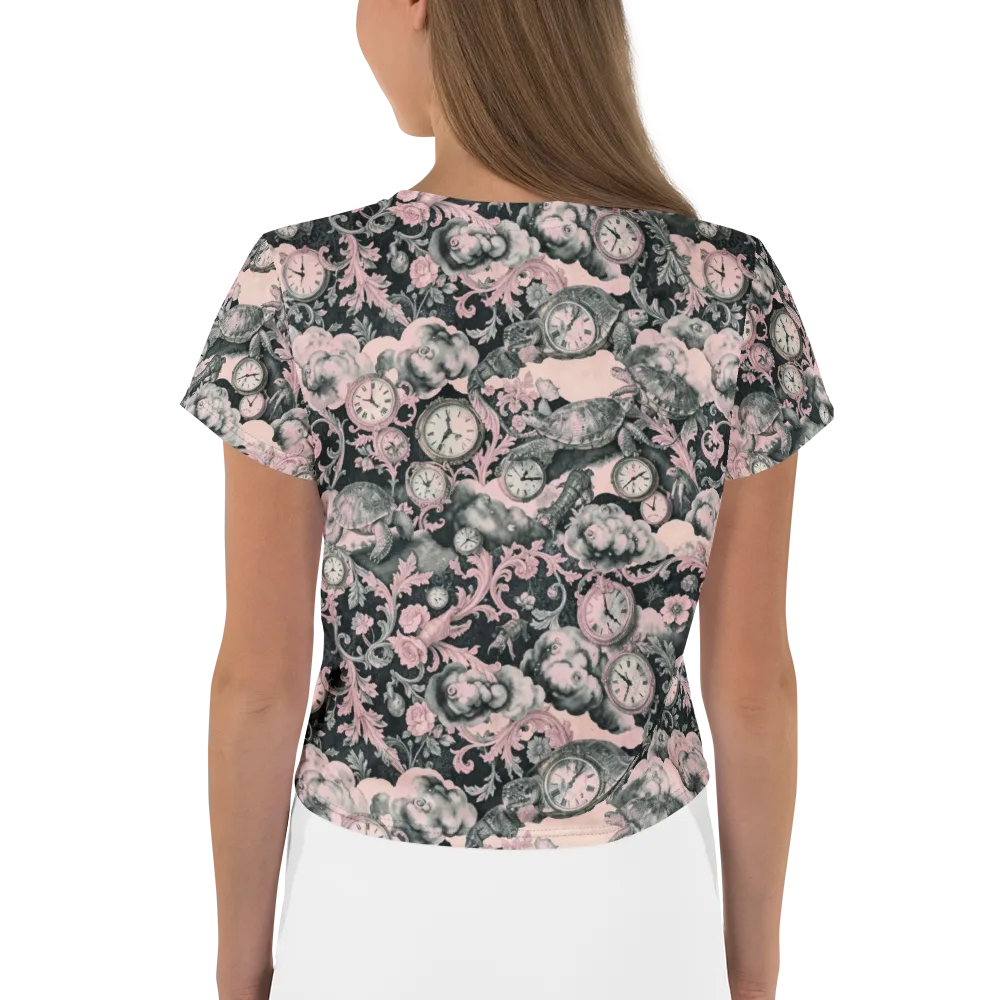 Tortoise Temporale on Crop Tee — Back