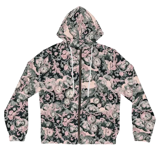 Tortoise Temporale on a Women's Full-Zip Hoodie