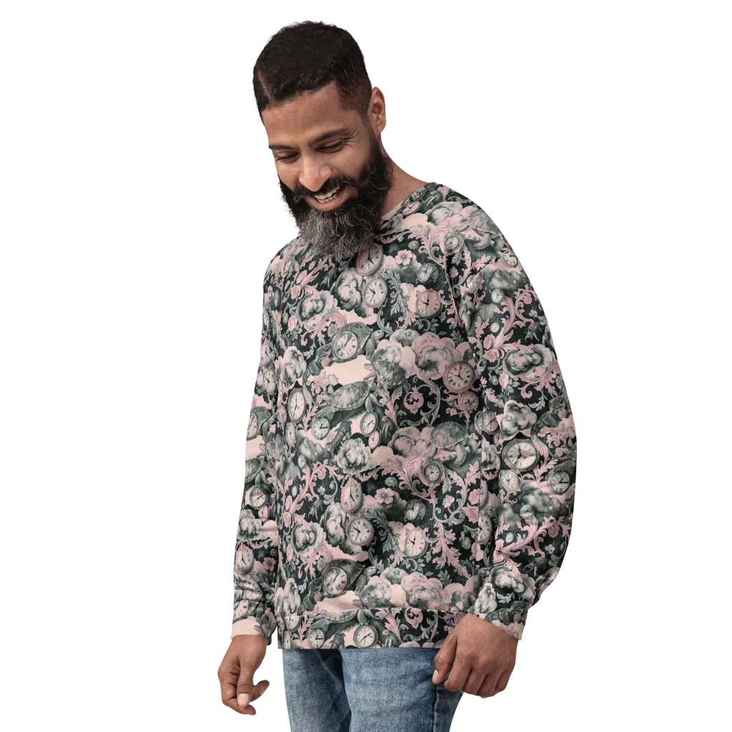 Tortoise Temporale on Sweatshirt — Left Front