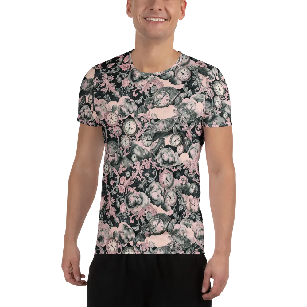 Tortoise Temporale on Men's Athletic T-Shirt — Front