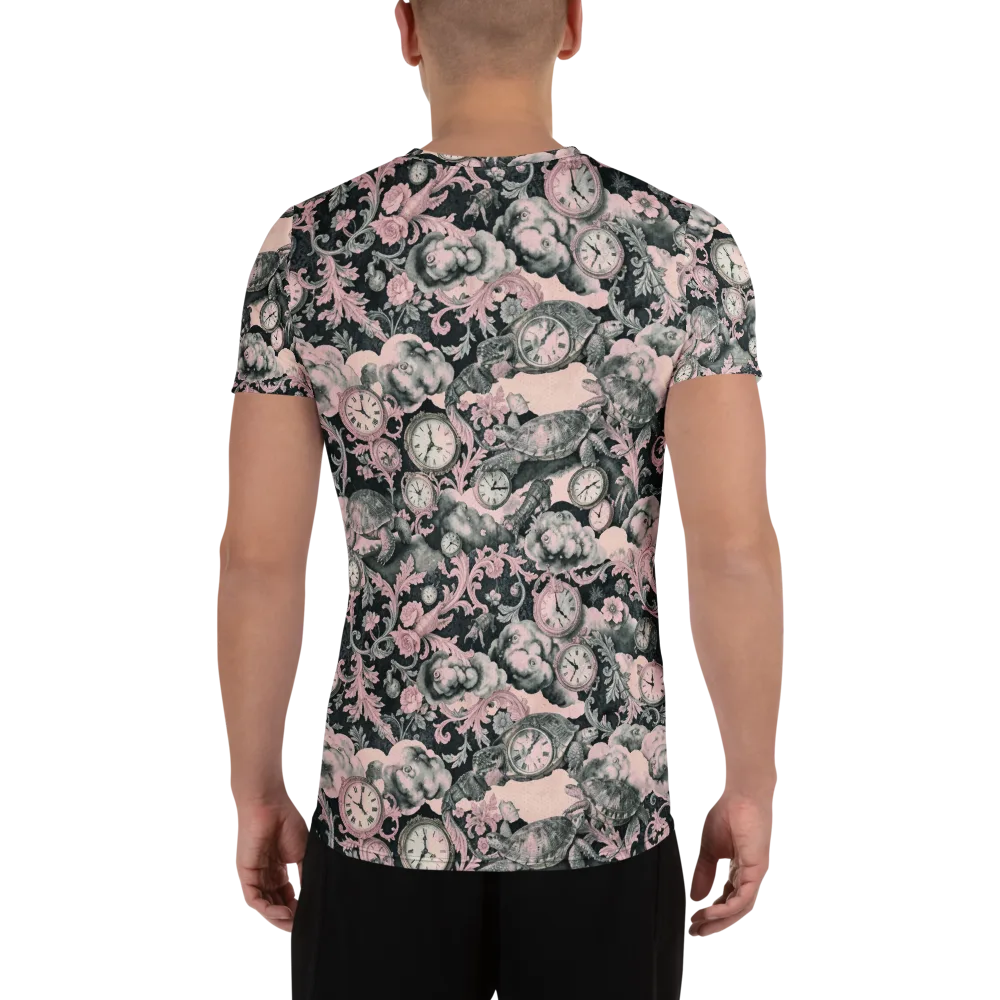 Tortoise Temporale on Men's Athletic T-Shirt — Back