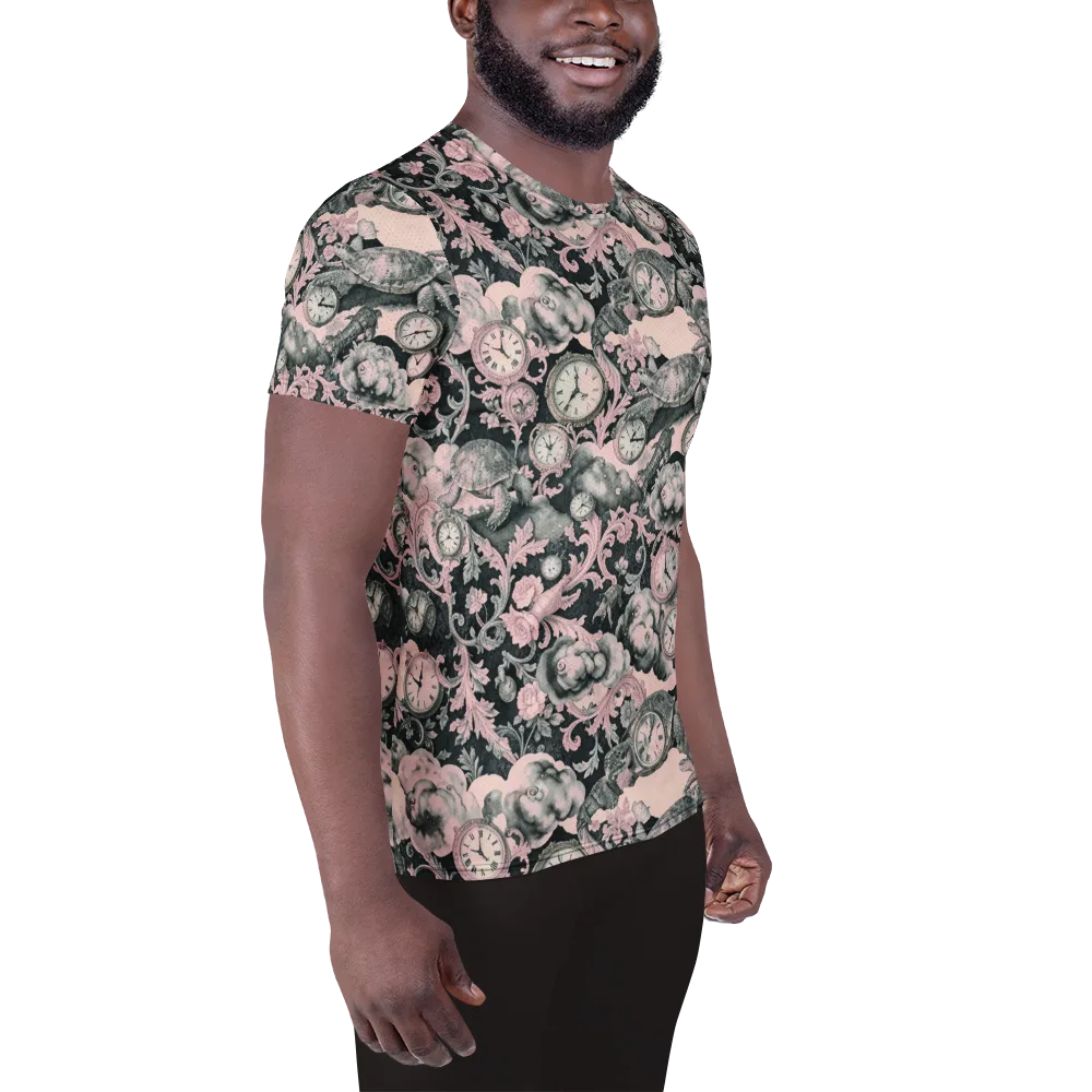 Tortoise Temporale on Men's Athletic T-Shirt — Right