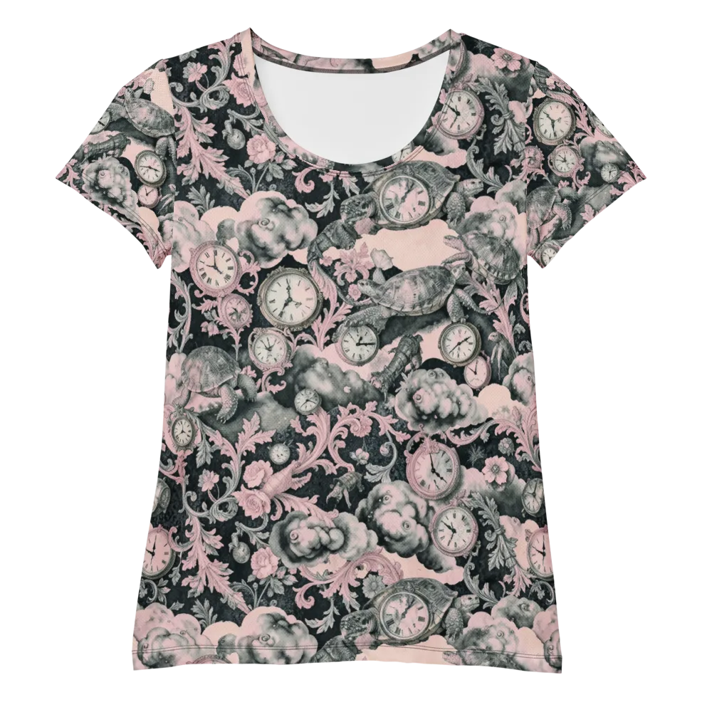 Tortoise Temporale on Women's Athletic T-Shirt — Front