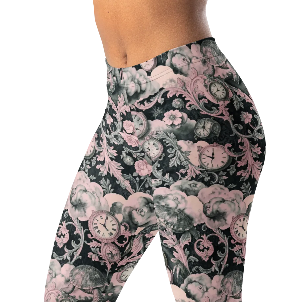 Tortoise Temporale on Leggings — Left Front