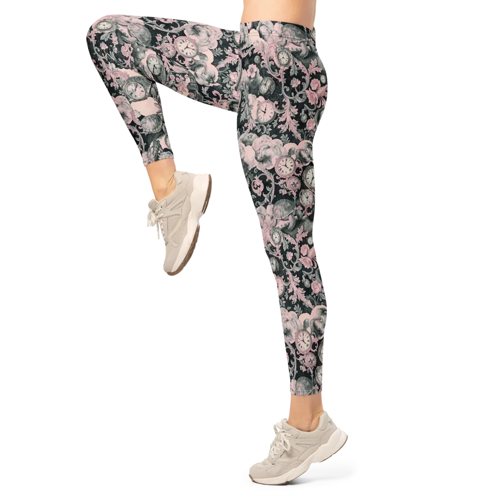 Tortoise Temporale on Leggings — Left