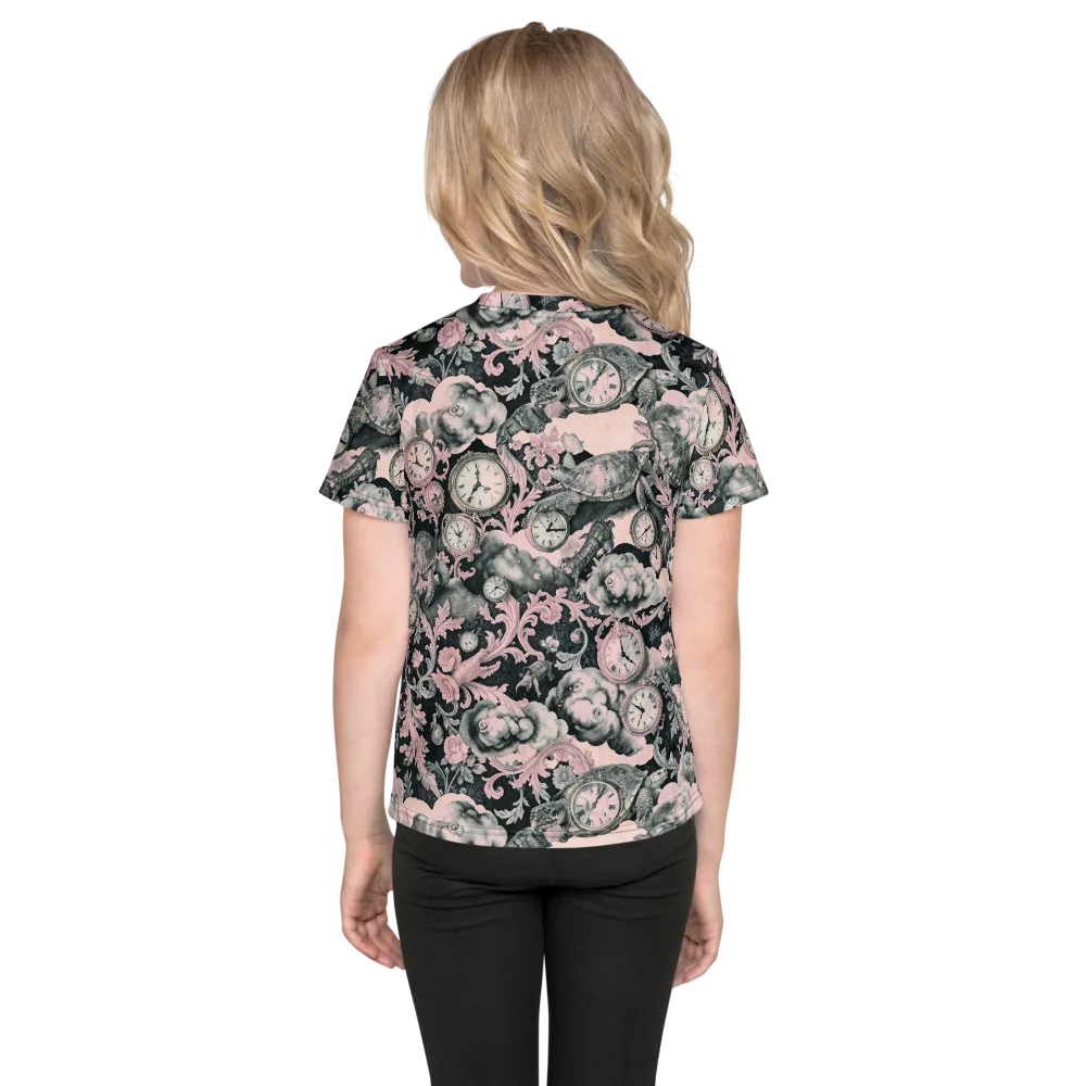 Tortoise Temporale on Kids Crew Neck T-Shirt — Back