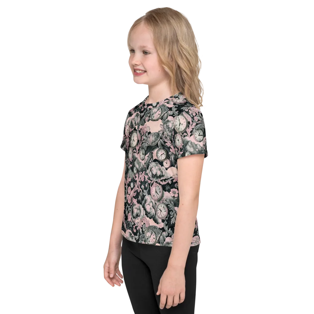 Tortoise Temporale on Kids Crew Neck T-Shirt — Left