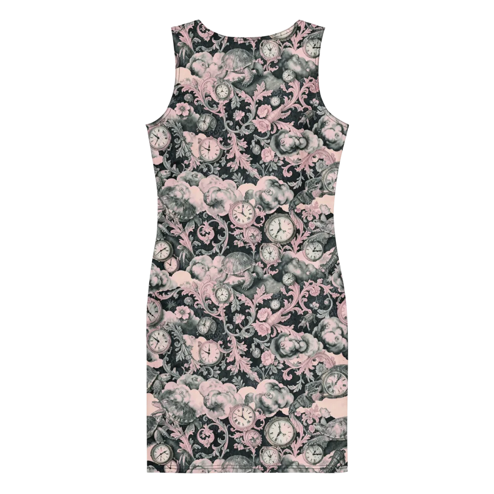 Tortoise Temporale on Bodycon Dress — Back