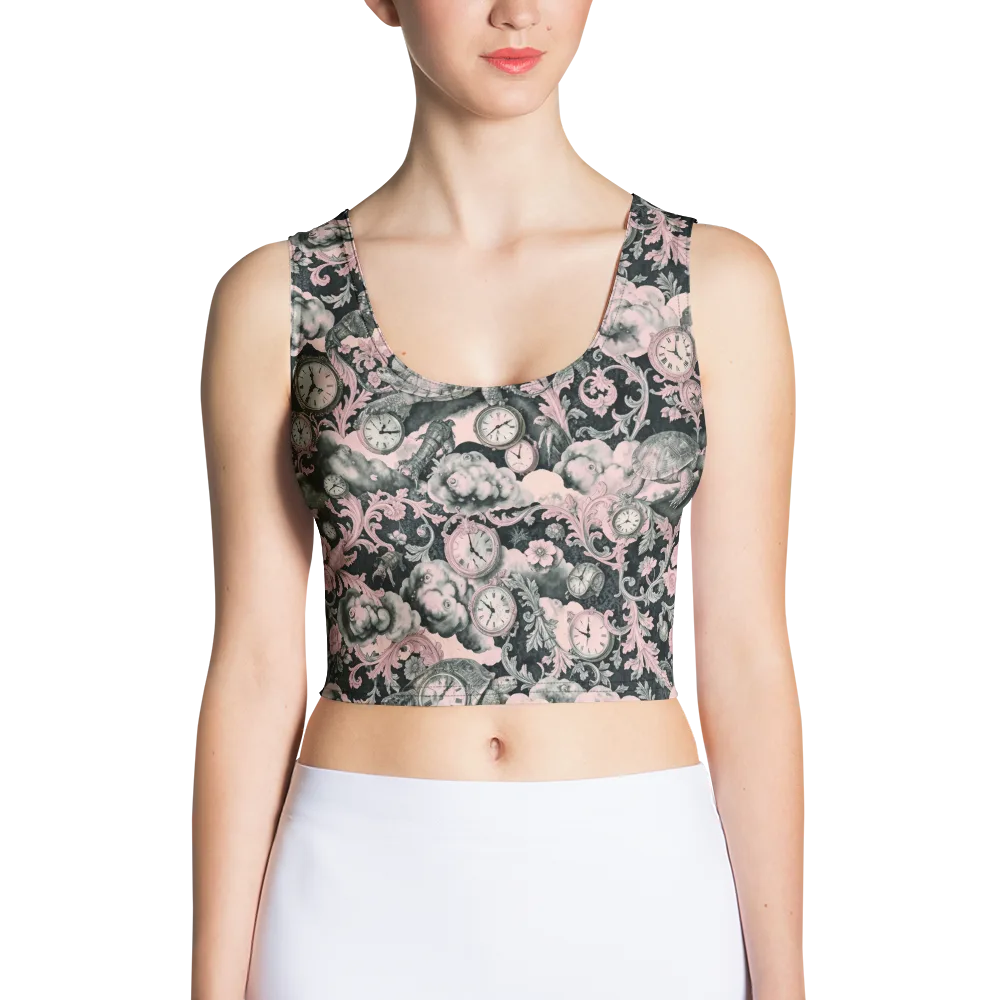 Tortoise Temporale on Crop Top — Front