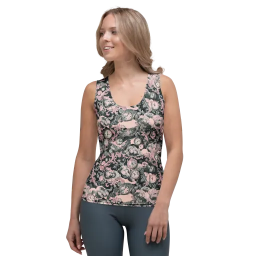 Tortoise Temporale on a Women's Tank Top