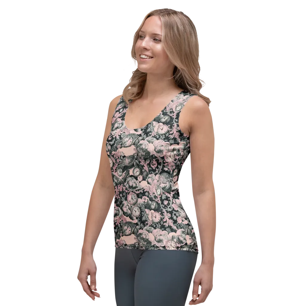 Tortoise Temporale on Women's Tank Top — Left Front