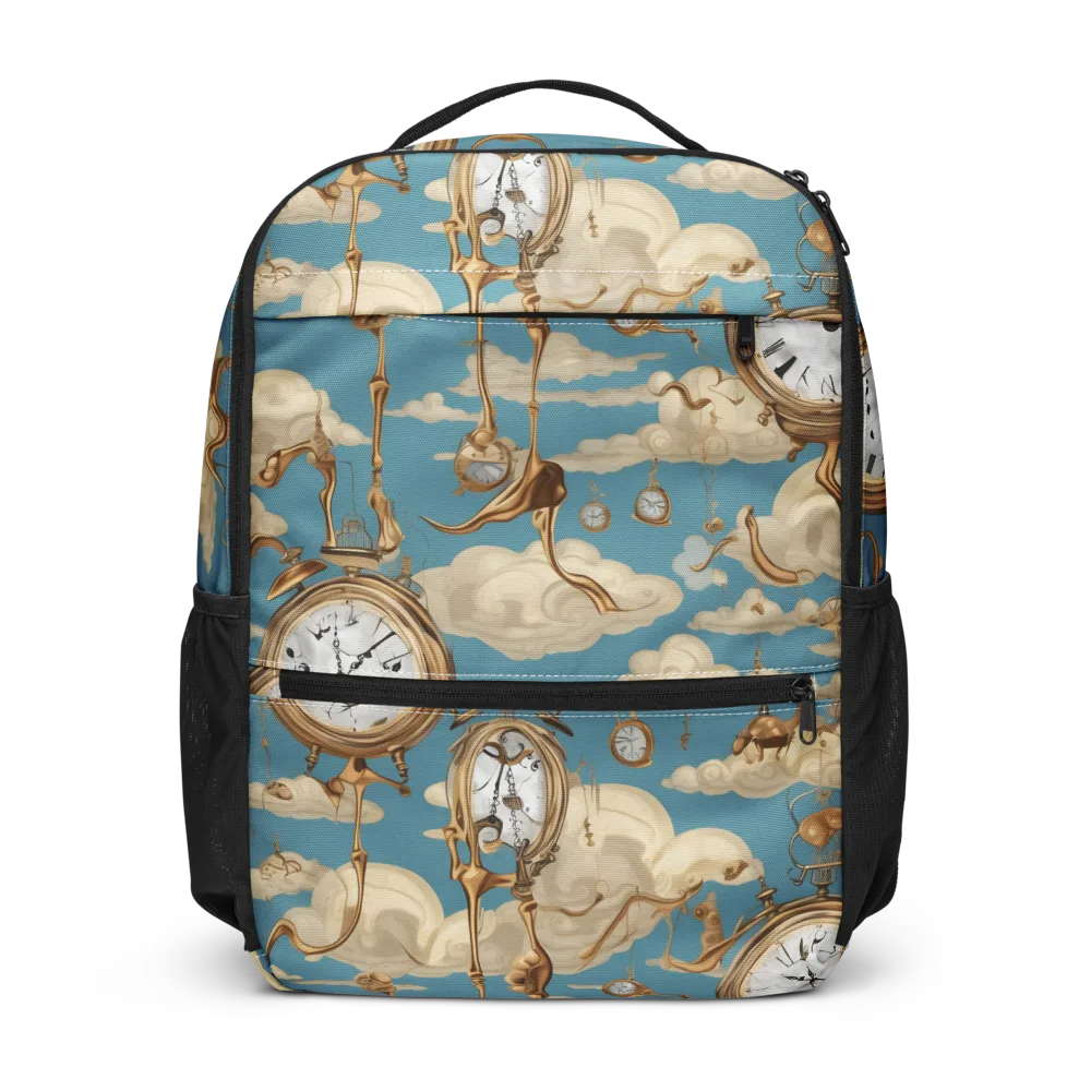 Cloudwork Clock on Utility Backpack — Front