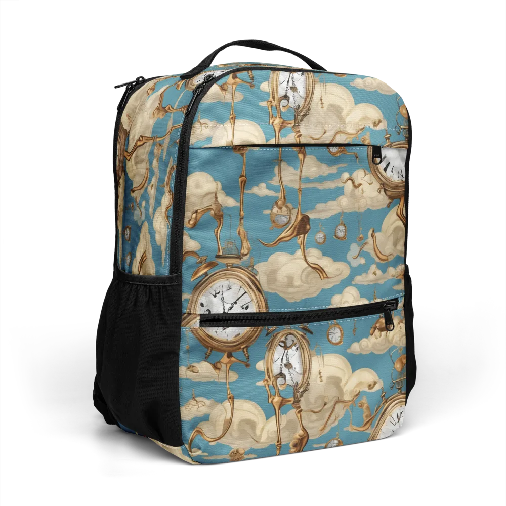 Cloudwork Clock on Utility Backpack — Right Front
