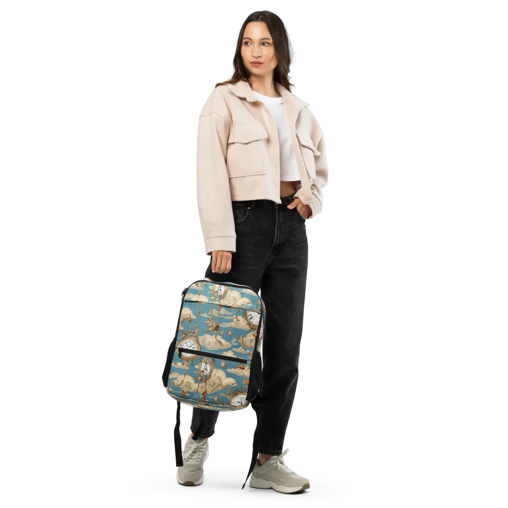 Cloudwork Clock on Utility Backpack — Front