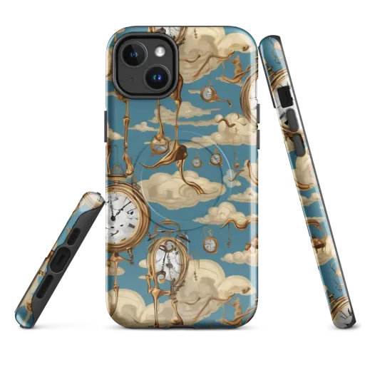 Cloudwork Clock on a MagSafe Tough Case for iPhone®