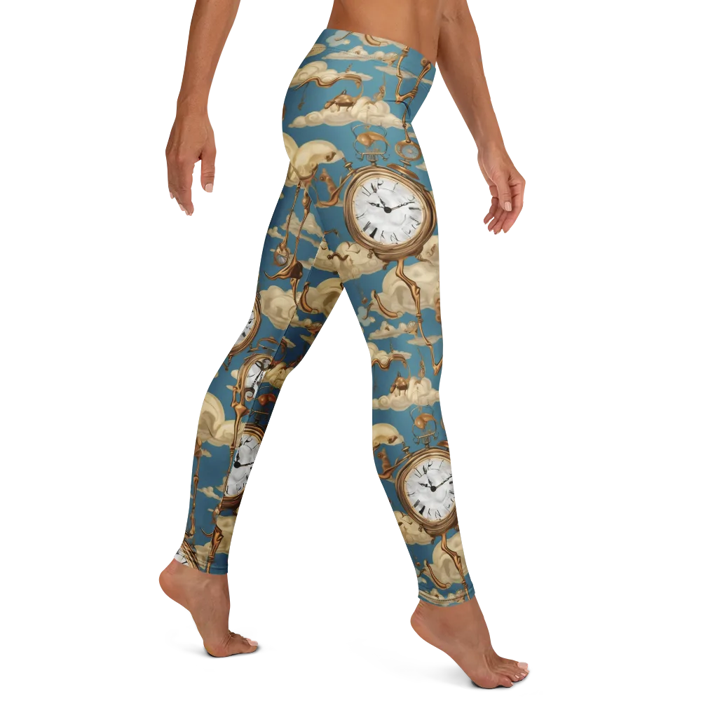 Cloudwork Clock on Leggings — Right