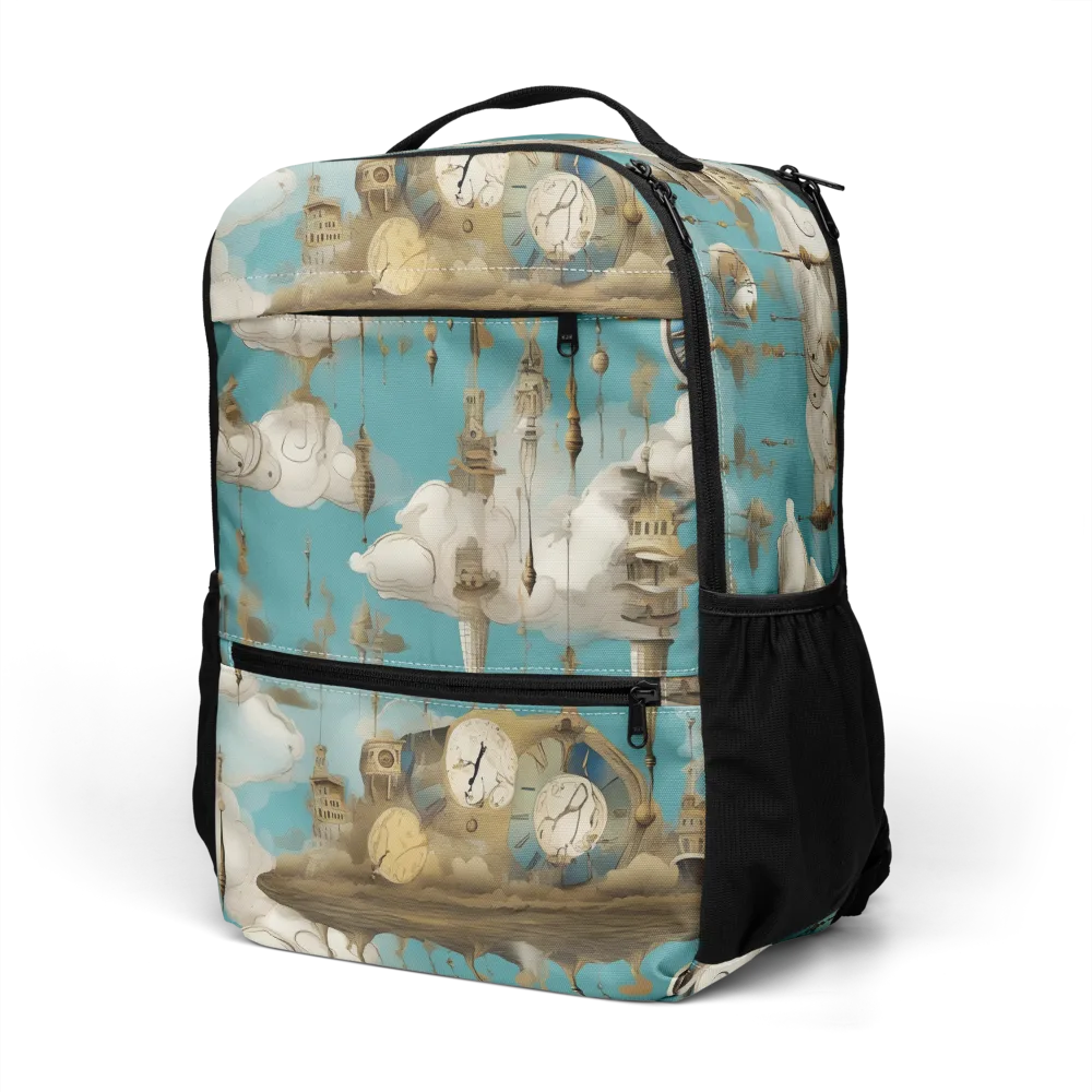 Cloudbound Horology on Utility Backpack — Left Front