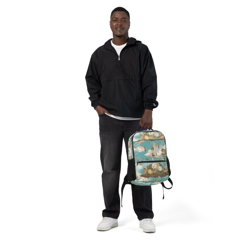 Cloudbound Horology on Utility Backpack — Front