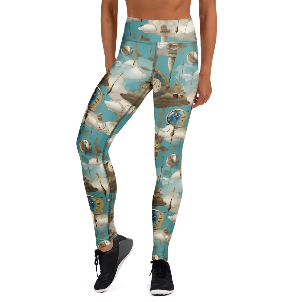 Cloudbound Horology on Yoga Leggings — Front