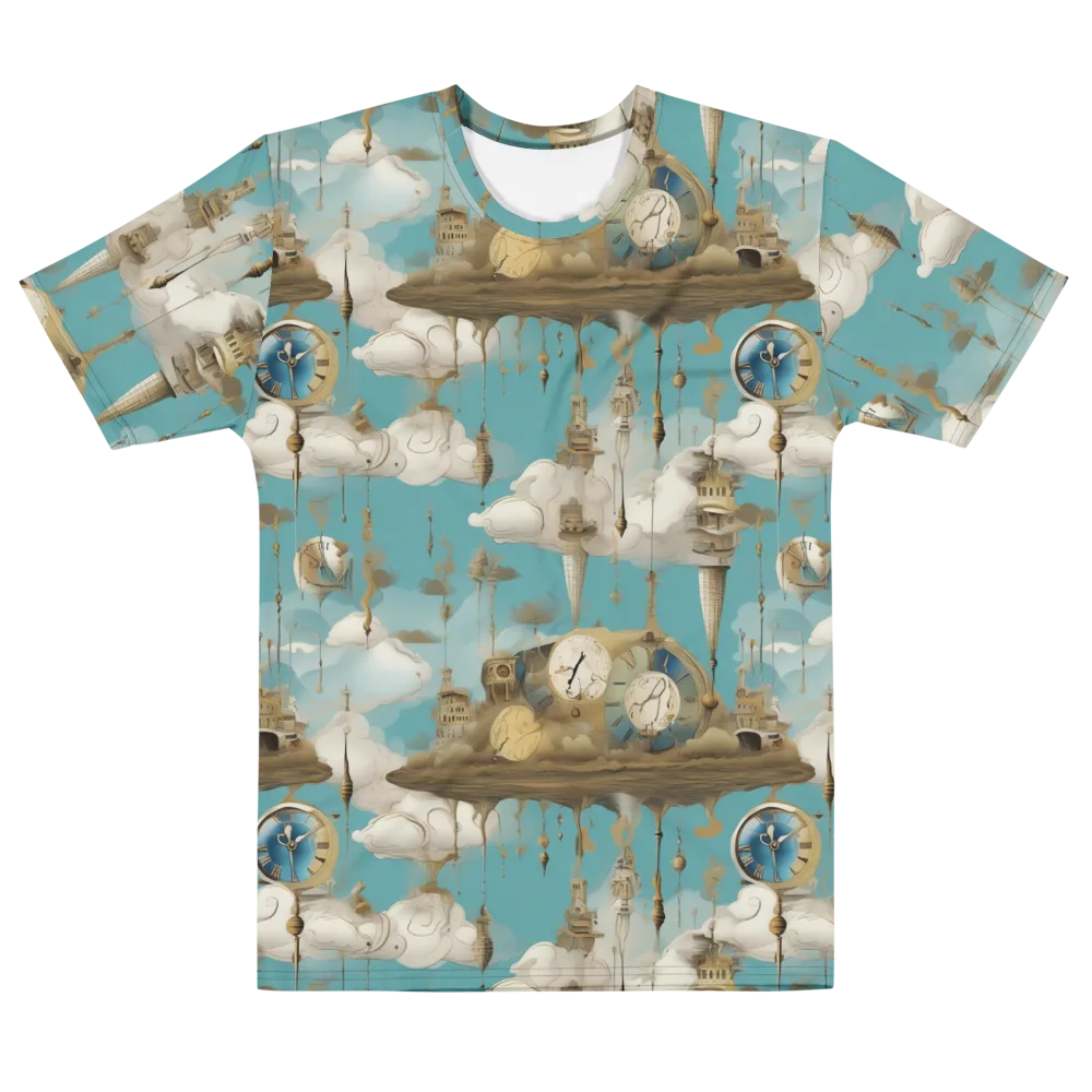 Cloudbound Horology on Men's Cotton Crew Neck T-Shirt — Front