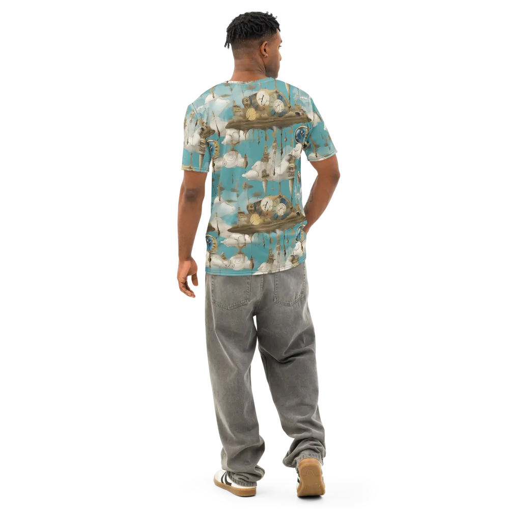 Cloudbound Horology on Men's Cotton Crew Neck T-Shirt — Back