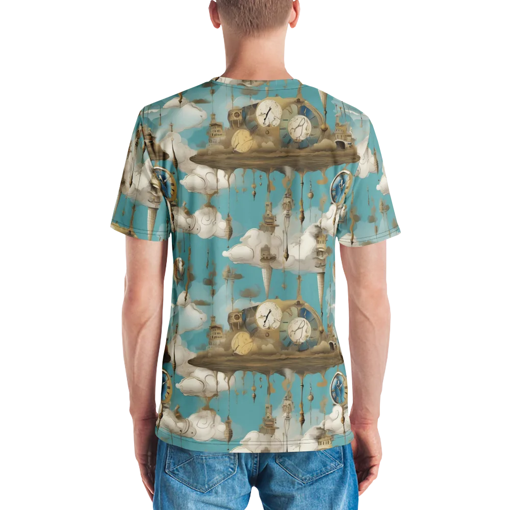 Cloudbound Horology on Men's Crew Neck T-Shirt — Back