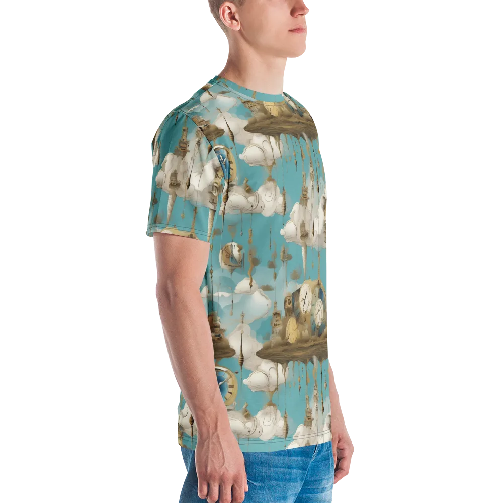 Cloudbound Horology on Men's Crew Neck T-Shirt — Right