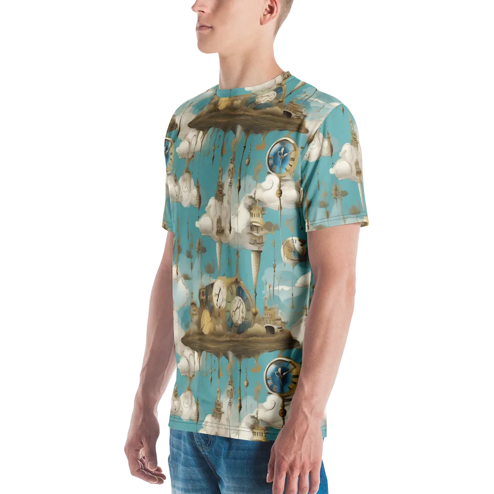 Cloudbound Horology on Men's Crew Neck T-Shirt — Left