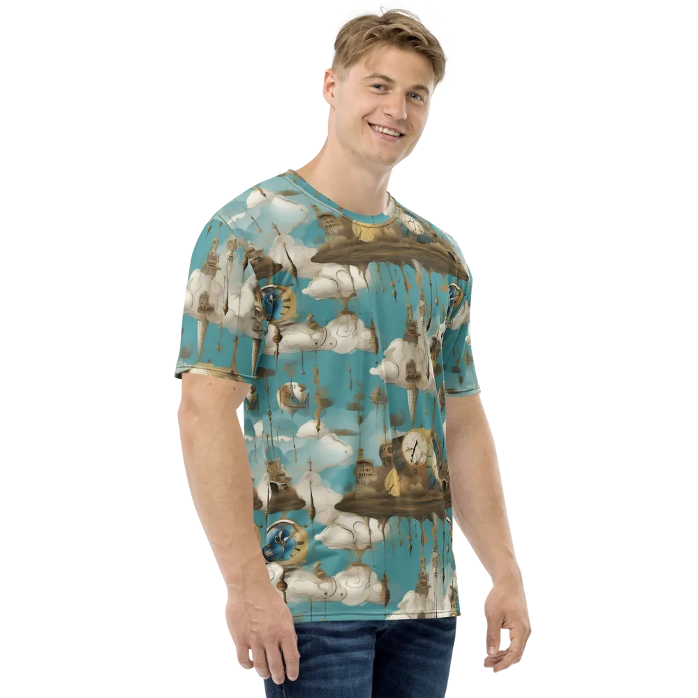 Cloudbound Horology on Men's Crew Neck T-Shirt — Right