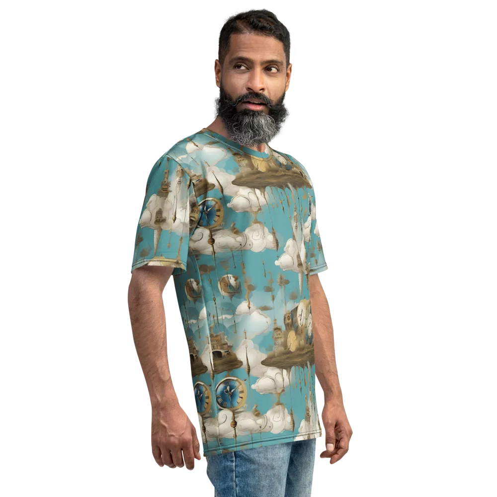 Cloudbound Horology on Men's Crew Neck T-Shirt — Right
