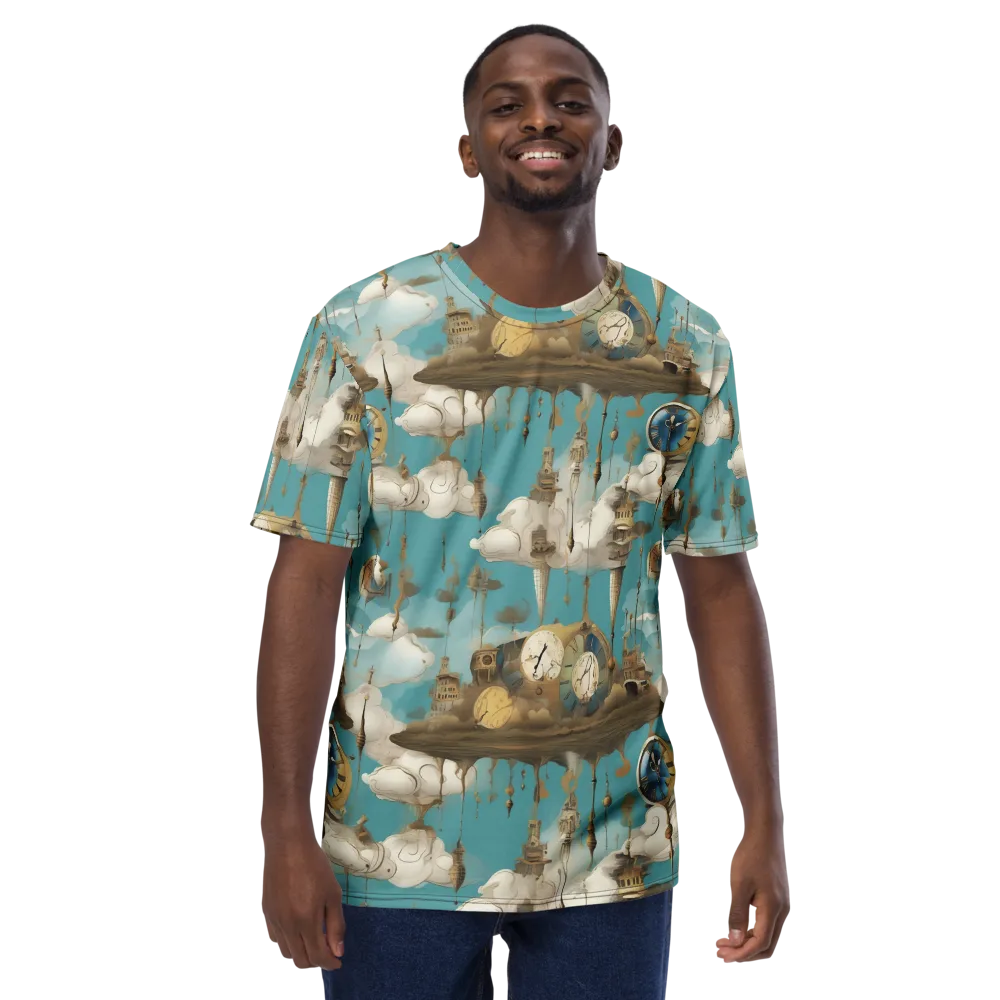Cloudbound Horology on Men's Crew Neck T-Shirt — Front