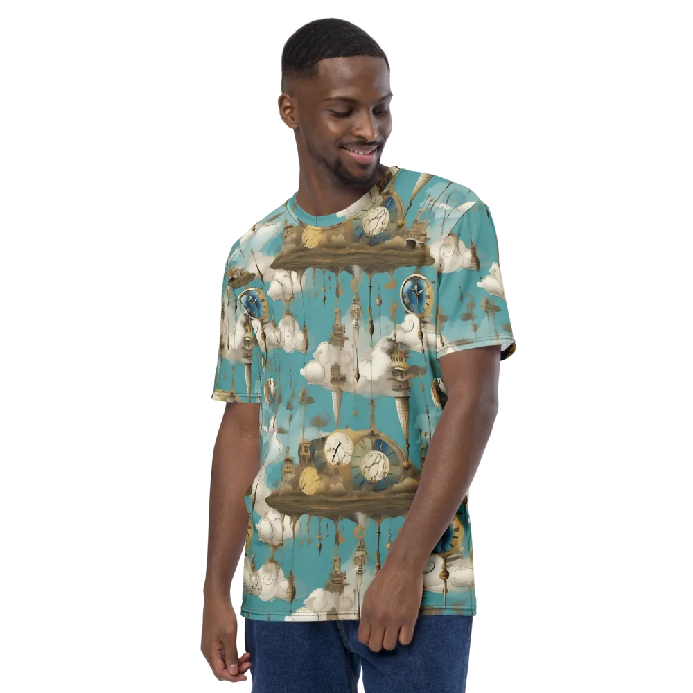 Cloudbound Horology on Men's Crew Neck T-Shirt — Left
