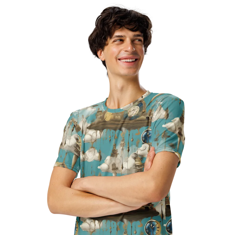Cloudbound Horology on Men's Crew Neck T-Shirt — Left Front